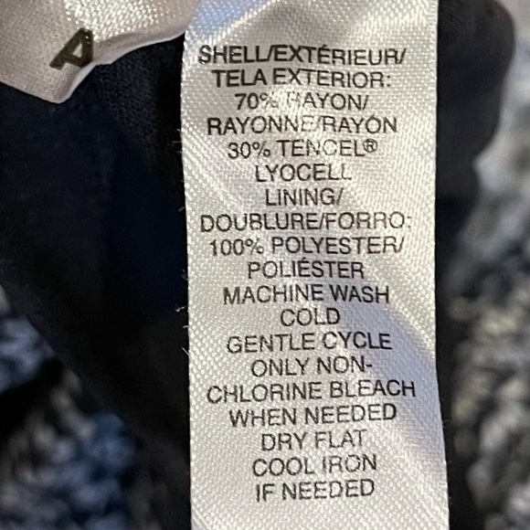 Vintage Ann Taylor Sheath Dress M Floral Stretch Rayon Knit Knee Length - Picture 5 of 9